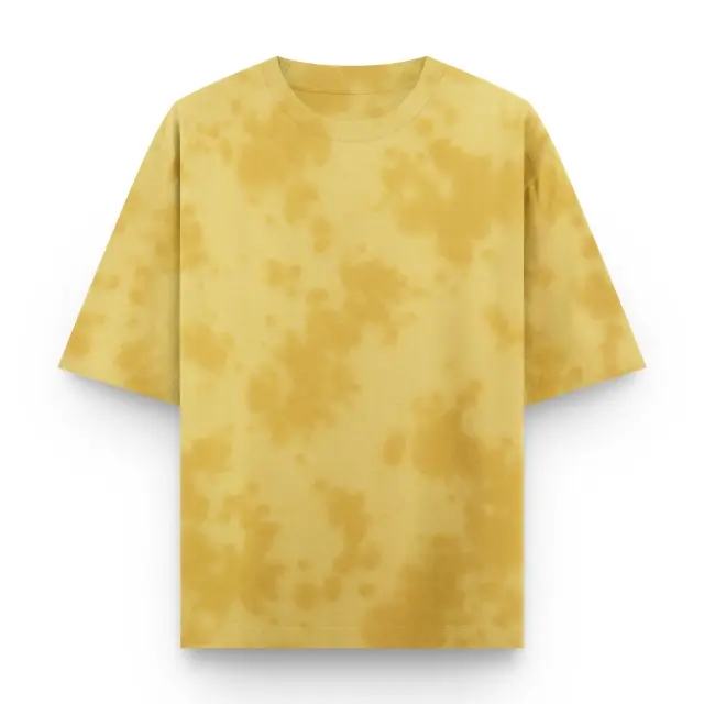 Yellow-tie-and-dye-oversized-t-shirt-qikink.webp