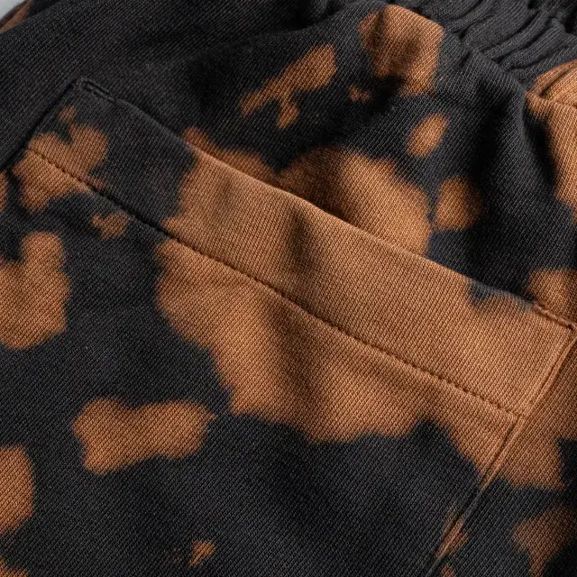Brown-black-tie-dye-shorts-qikink.webp